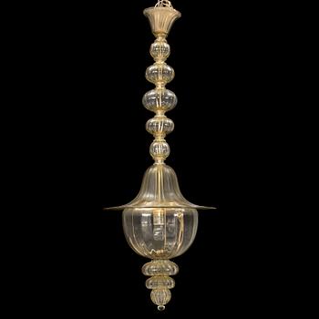 NAPOLEONE MARTINUZZI, a "Doge" ceiling light by Venini Italy, designed 1925-1930.