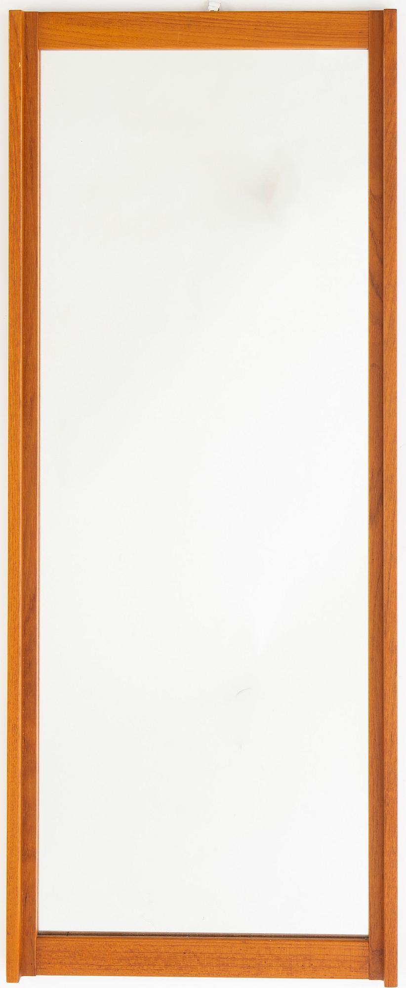 A teak mirror model 'Charmant', Fröseke, AB Nybrofabriken, mid 20th century.