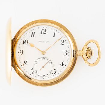 Alex Hüning, pocket watch, hunter, 50 mm.
