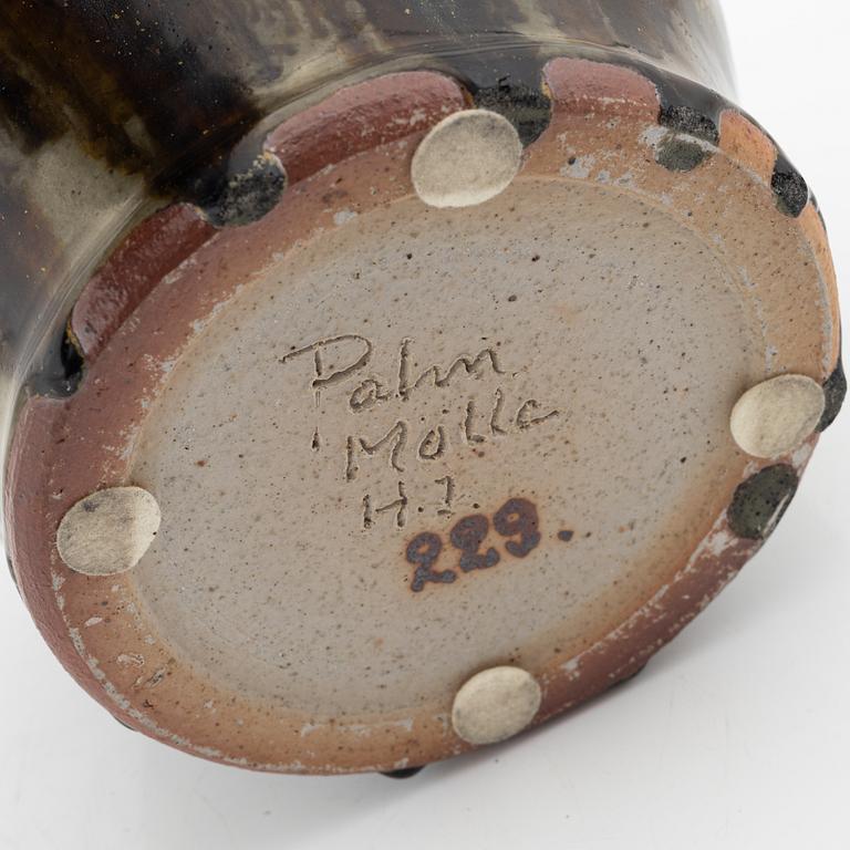 Rolf Palm, a stoneware vase, Mölle.