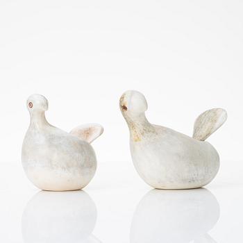 Lars Pirak, A pair of salt cellars, signed.