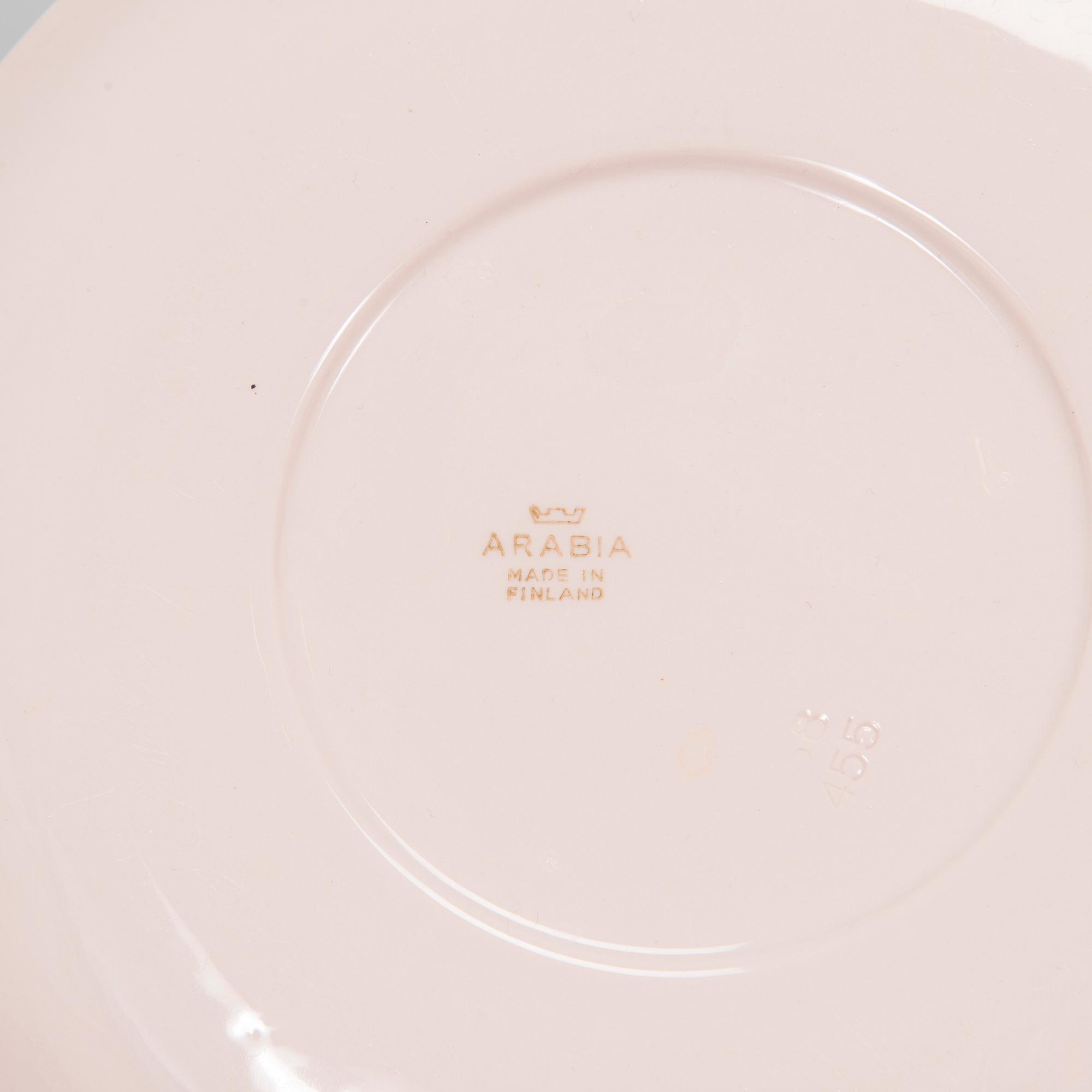 Kaj Franck kaffeservis "Sointu" 27 delar. Arabia Finland. I produktion 1954-1959.