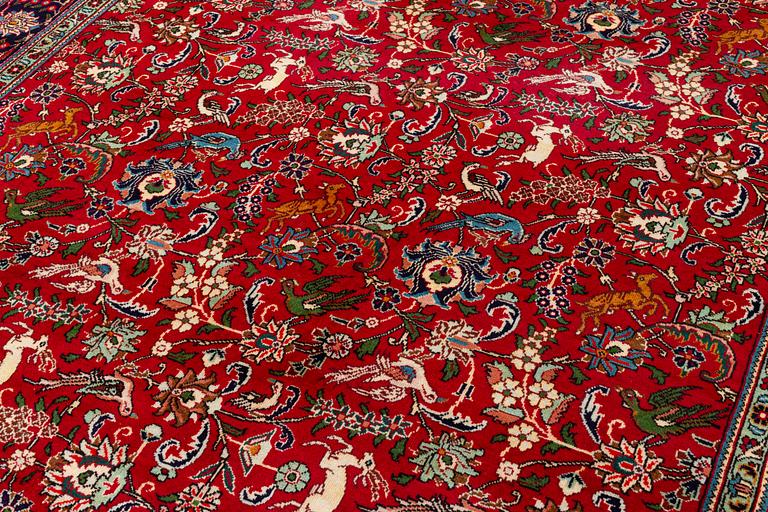 Carpet, Tabriz, approx. 350 x 245 cm.