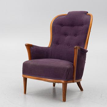 Carl Malmsten, Armchair, “Vår fru”, Bodafors, 1960s.