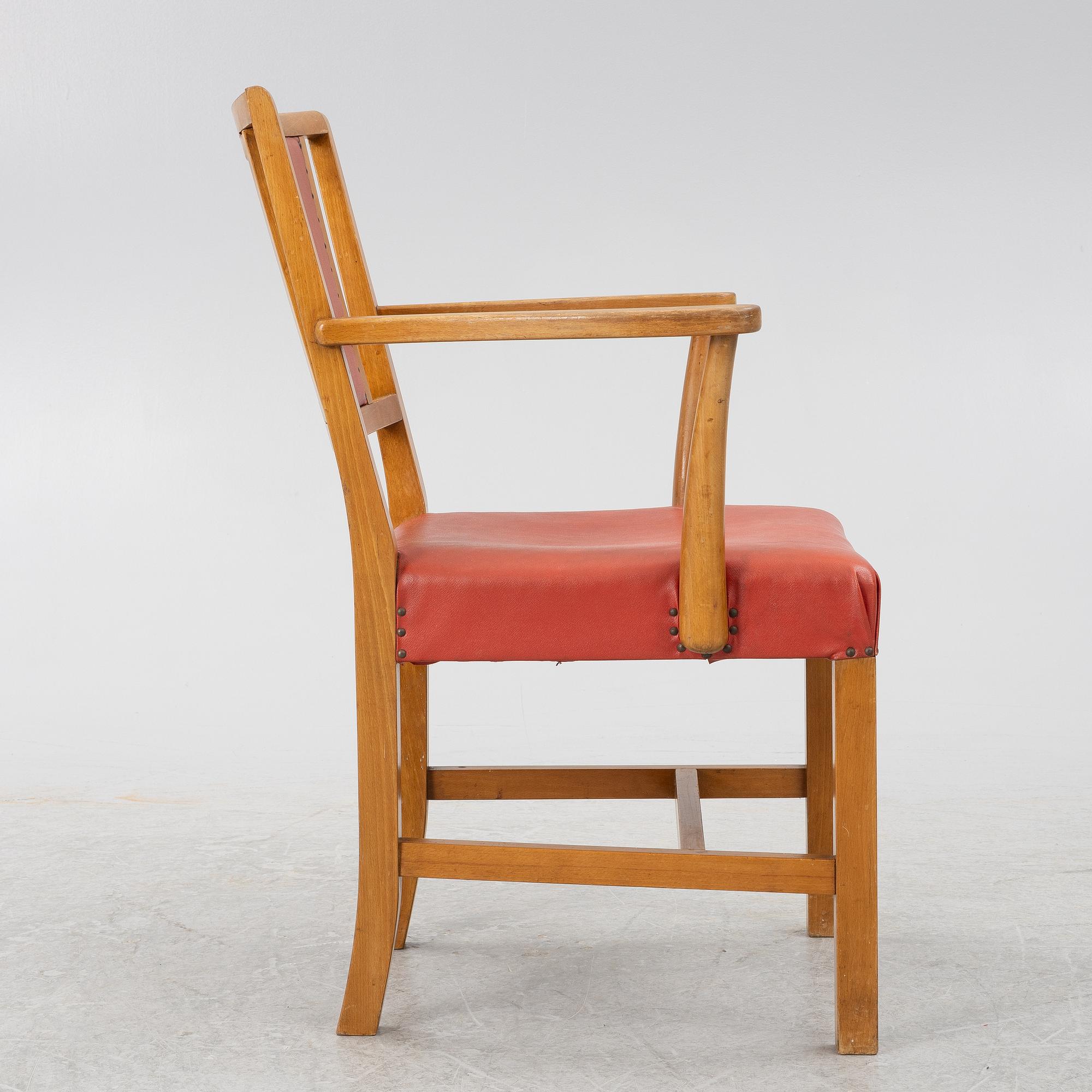 Josef Frank, a model B2163 armchair, Svenskt Tenn.