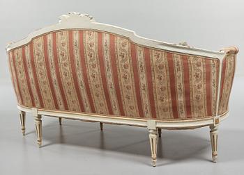 BADKARSSOFFA, gustaviansk stil, 1900-talets första kvartal.