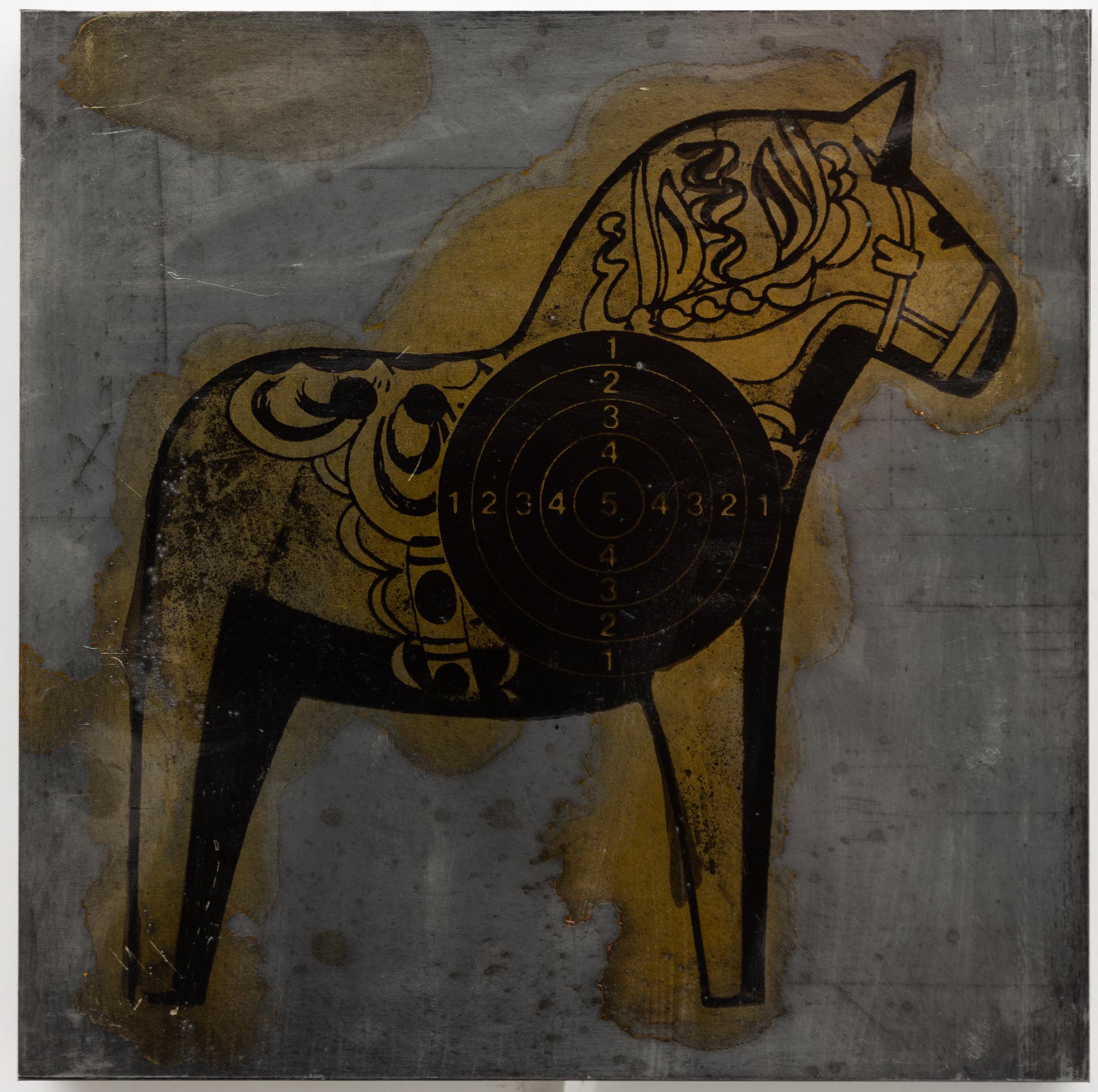 Peter Johansson, "The final solution to the problem of sculpture", polyptyk, 16 delar.