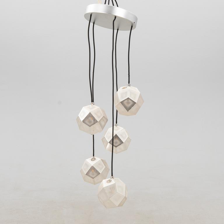 Tom Dixon, ceiling lamp "Etch cluster" late 20th century.