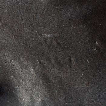 Francesca Mascitti-Lindh, dekorationsfat, stengods, signerad FML Arabia.