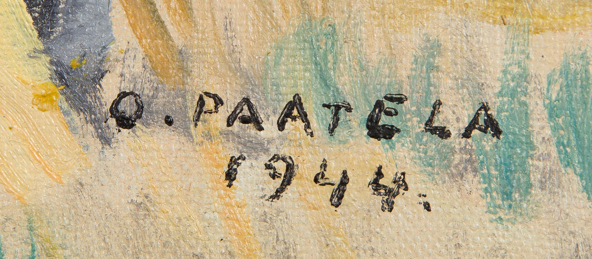 Oskari Paatela, Sadonkorjuu.