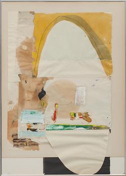 Lennart Hall · LENNART HALL, collage, signerad.