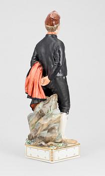 FIGURIN, porslin, Royal Copenhagen, Danmark.