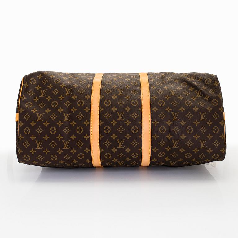 Louis Vuitton, a Monogram Canvas "Keepall 60 Bandoulière" weekend bag.