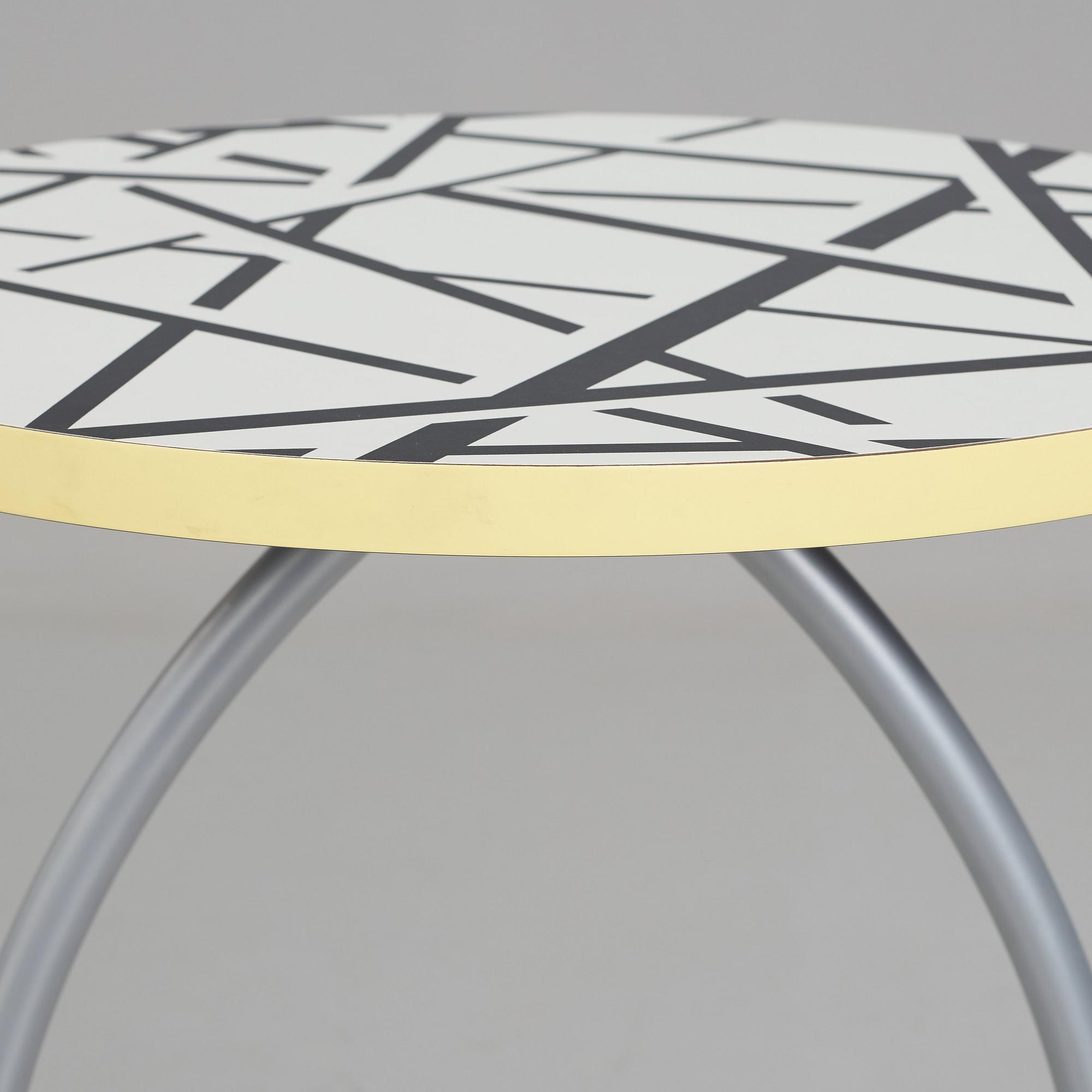 Michele De Lucchi, MICHELE DE LUCCHI, a "Cairo" occasional table for Memphis, Milan, post 1986.
