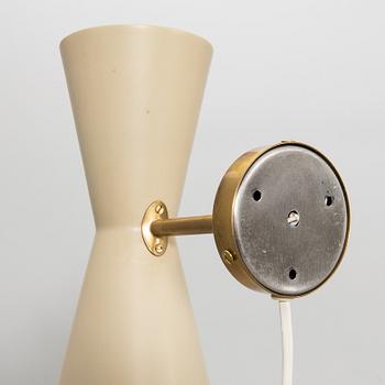 Alf Svensson, vägglampa, Bergboms, 1950/1960-tal.
