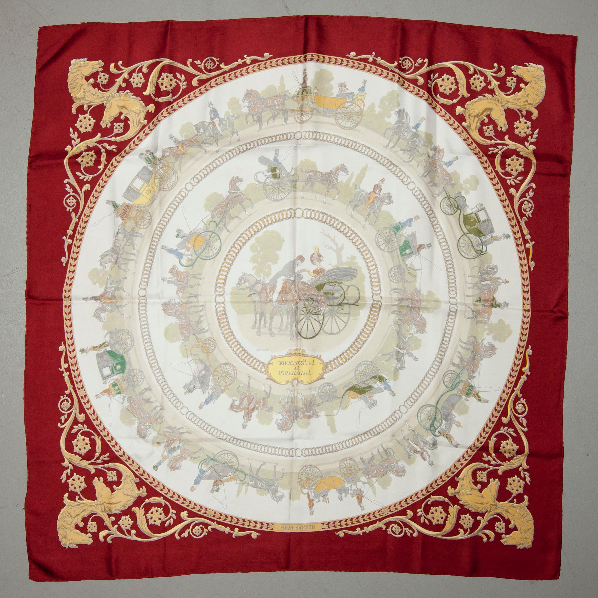 SCARF, "La Promenade de Longchamps", Hermès.