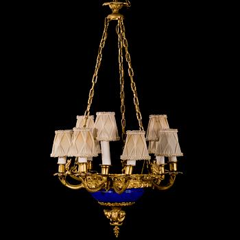 A 19th century Russian pendant lamp.