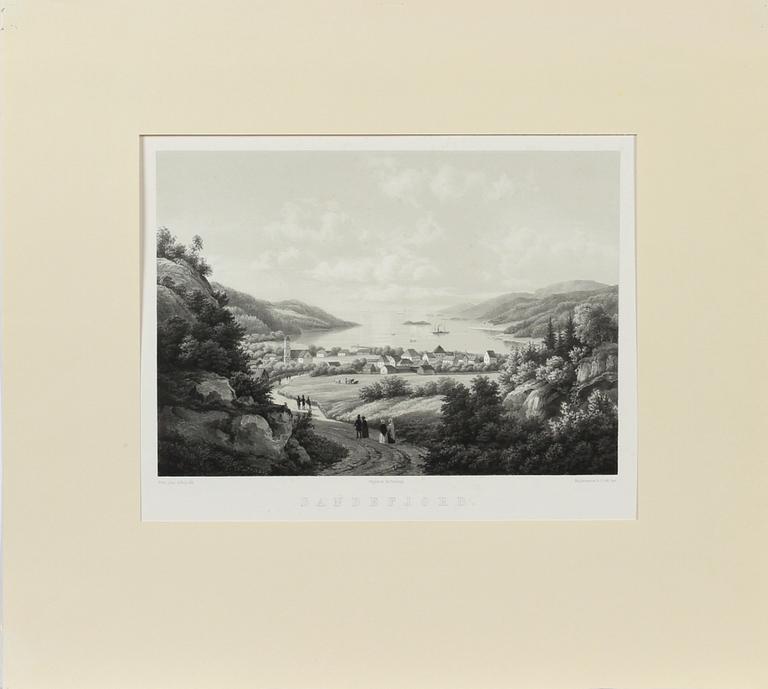 PARTI GRAFIK, 33 delar. 1800/1900-tal.