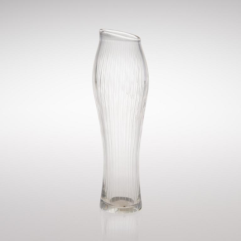 VASE, signed Tapio Wirkkala Iittala, late 1950s.