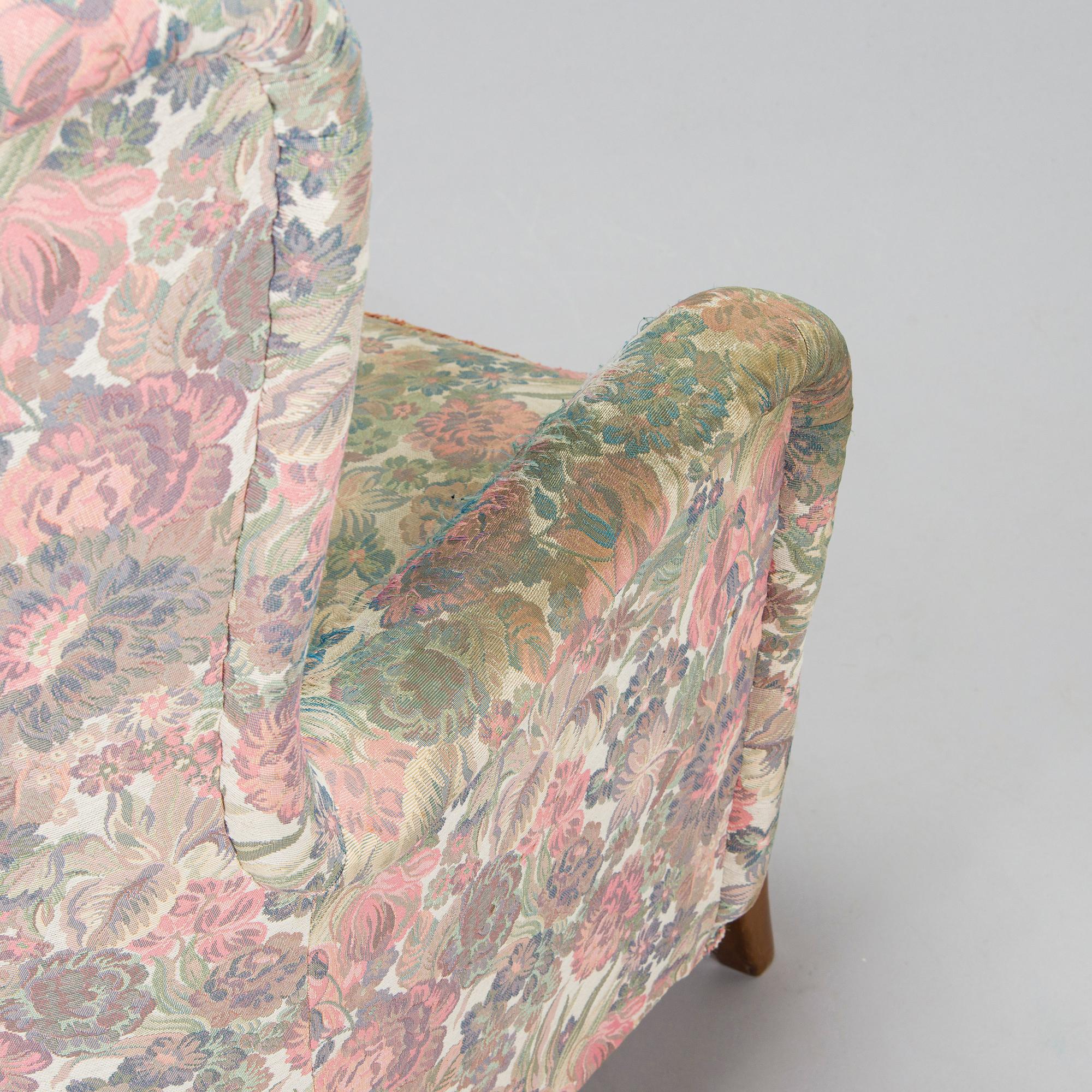 Ilmari Lappalainen, A 'Rex' armchair for Asko, mid-20th century.