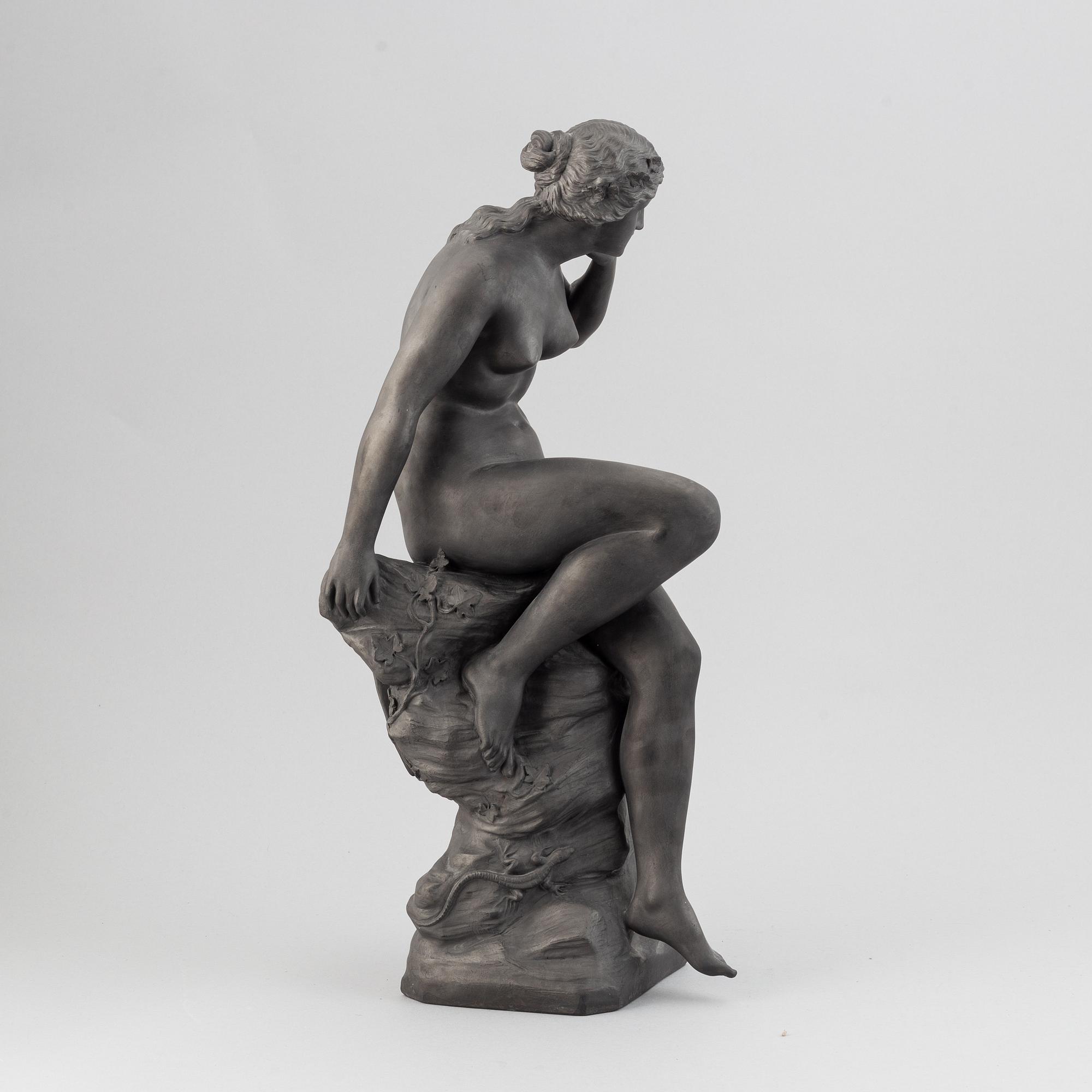A ceramic sculpture, P. Ipsen , Denmark, early 20th Century.