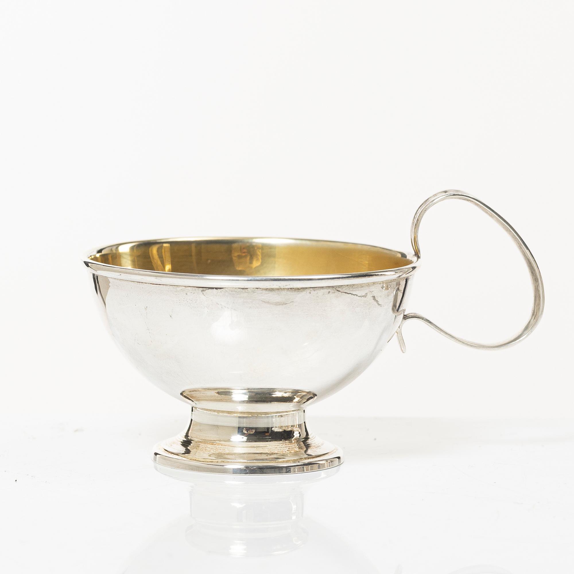 A set of twelve Swedish silver punch mugs, mark of Ingemar Andersson (Eik), Falköping 1992.