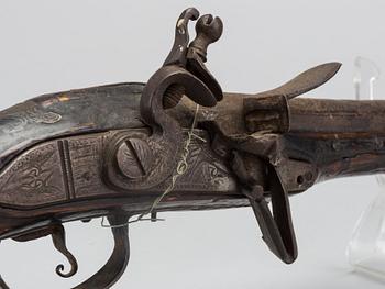 A percussion gun, 19th century,