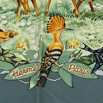 SCARF, siden, "Les Quatres Saisons", design Robert Dallet, Hermès, Paris.