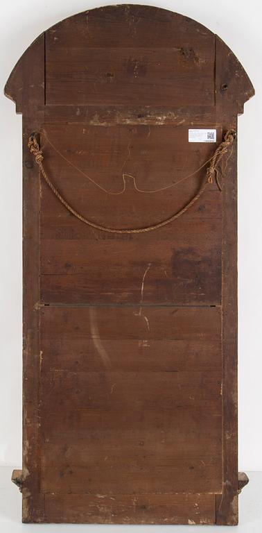 MIRROR, Empire, marked Carl Gustaf Fyrwald, active 1776-1816. Stockholm hallmark.