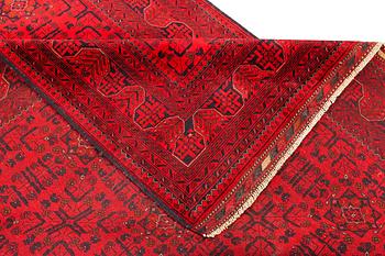 An Afghan Mamluk carpet, c. 292 x 204 cm.