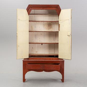 A painted cabinet from Jämtland, dated 1826.