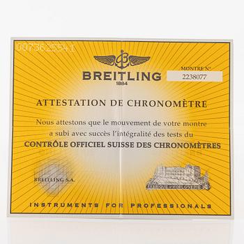 Breitling, Navitimer, Chronometer, chronograph, wristwatch, 41.8 mm.