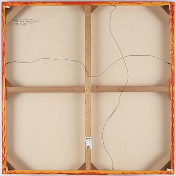 Kumari Nahappan, akryl på duk, signerad och daterad 2002 a tergo.