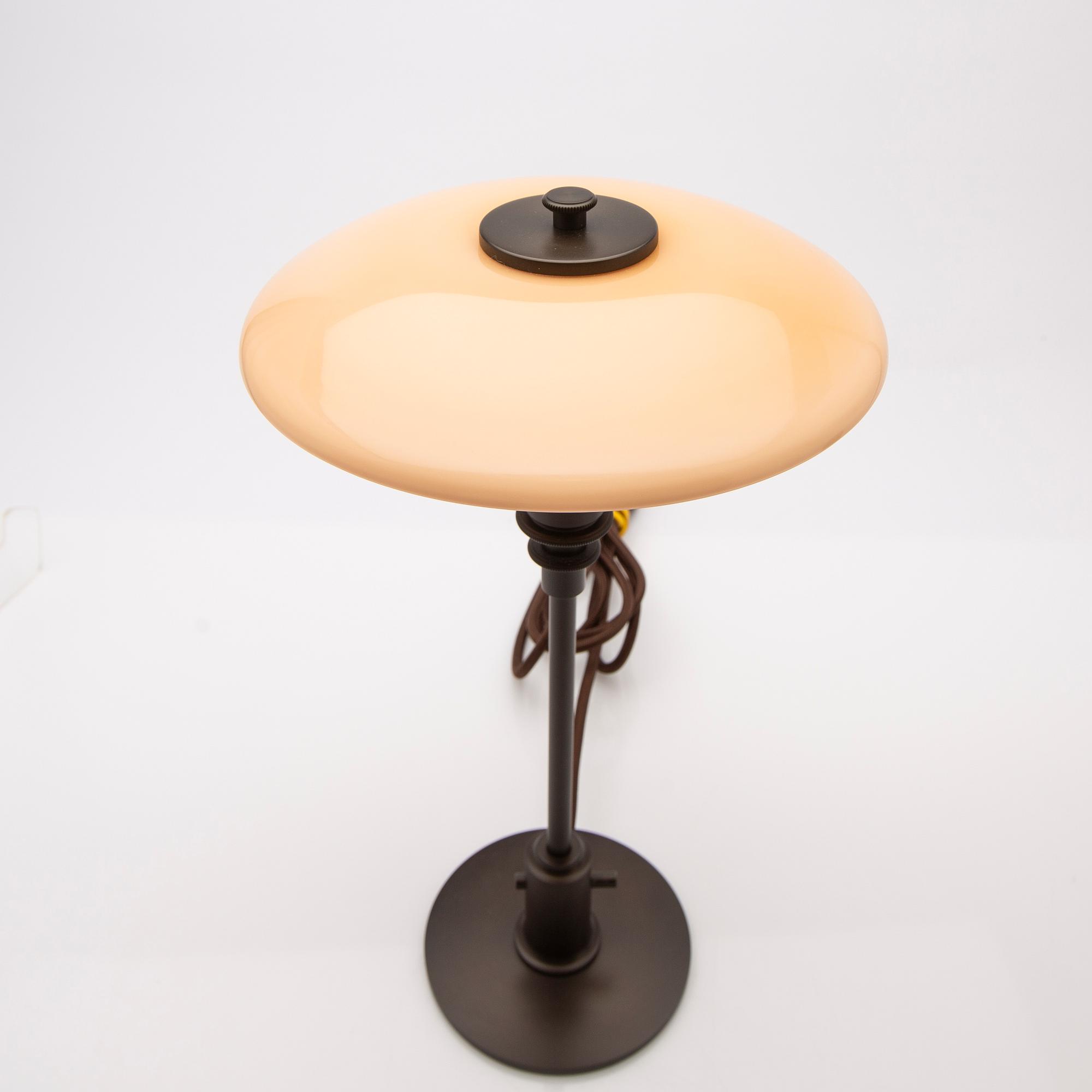 Poul Henningsen, Table lamp, "PH2/1 Dusty Terracotta", Louis Poulsen, Denmark, Limited Edition, 2024.