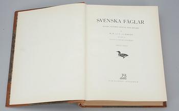 BÖCKER, 3 vol, "Svenska Fåglar", M,W & F von Wright. Stockholm, 1924 och 1929.