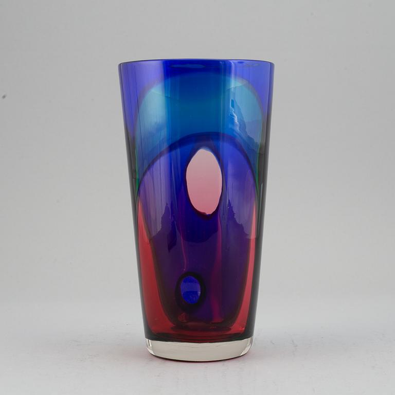 Archimede Seguso, a glass vase, Murano, Italy, 1980-90's.