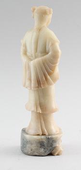 FIGUR, soapstone, Kina, 1900-tal.