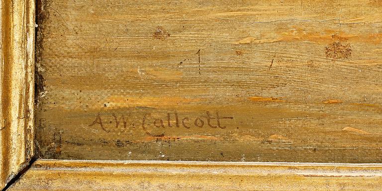 AUGUSTUS WALL CALLCOTT, tillskriven, olja på duk, sign.