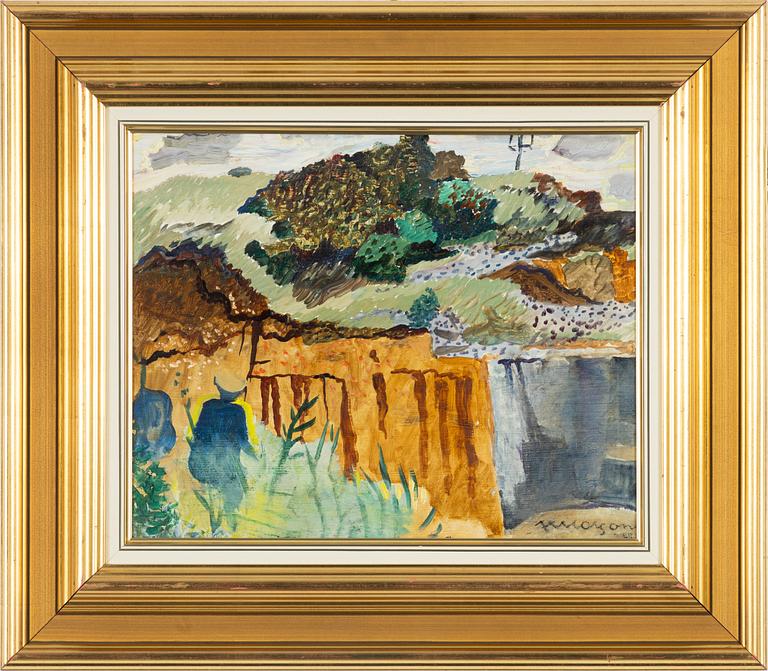 Axel Olson, Strandmotiv.