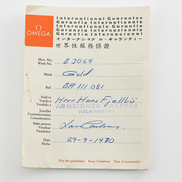 Omega, De Ville, ca 1970.