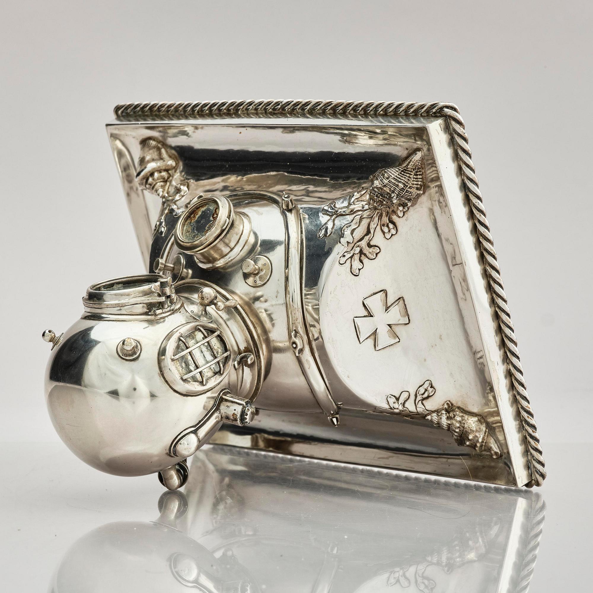Firma Anton Michelsen, skulptur, sterling silver, Köpenhamn 1923.