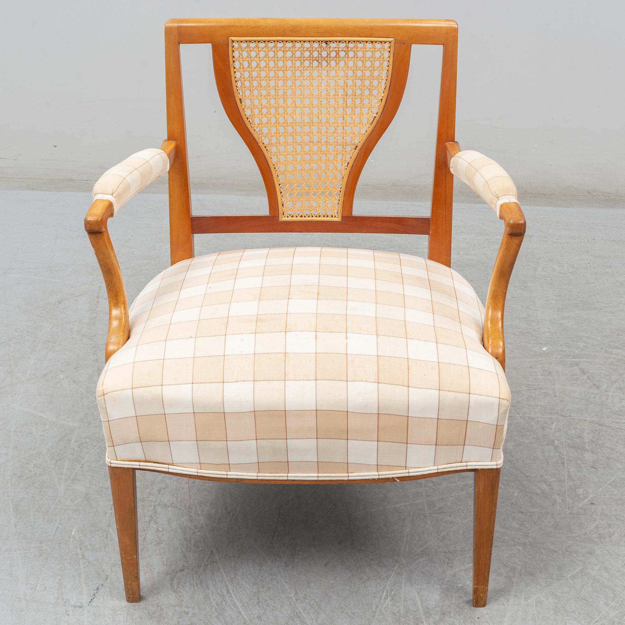 JOSEF FRANK, karmstol, "Modell 969", Firma Svenskt Tenn.