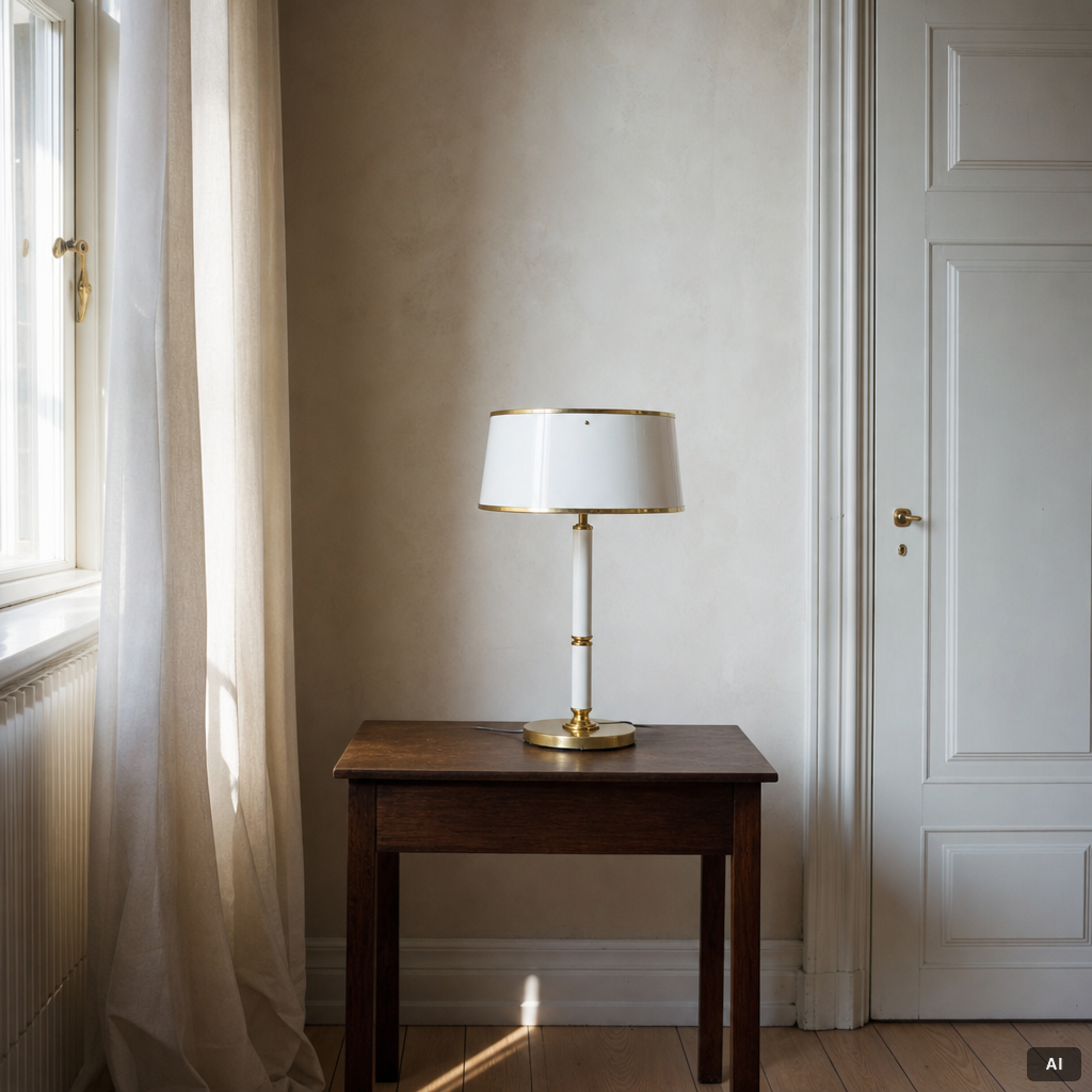 Bordslampa modell 8423, Boréns, 1900-talets slut.