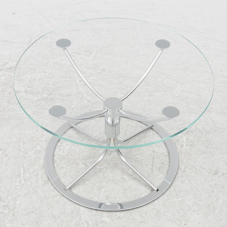 Bruno Mathsson, armchair "Jetson" and table, DUX,  and Bruno Mathsson International, Värnamo.