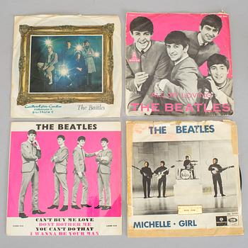 BEATLES, singlar 4 st, 1960-tal.