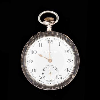 FICKUR, 3 , silver, bla, Vacheron & Constantin, Genève, 1800/1900-tal.