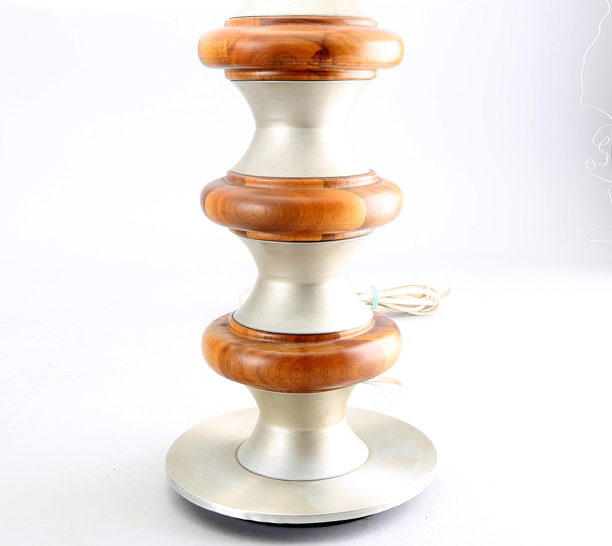 A pair of table lamps later part of the 20th century.