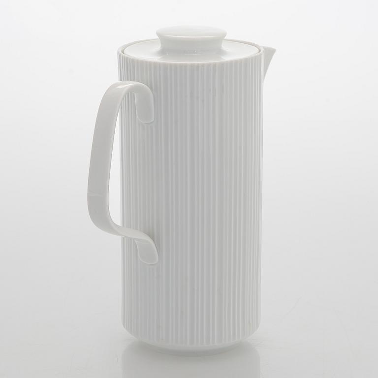 Tapio Wirkkala, a 7-piece porcelain 'Variation' espresso service Rosenthal, Studio-line, Germany.