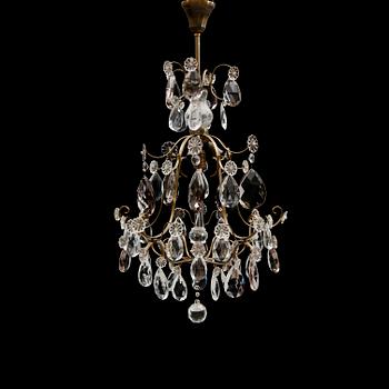 LJUSKRONA, barockstil, 1900-talets första hälft. Höjd 90 cm.