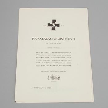 PARTI MEDALJER, ca 40 st, DIPLOM och UTMÄRKELSER, 15 st, Finland 1940-tal.